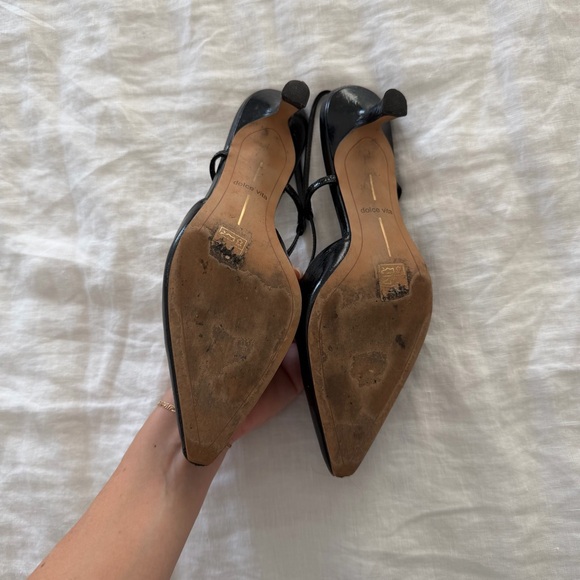 Dolce Vita Black Slingback Heels - Picture 5 of 7